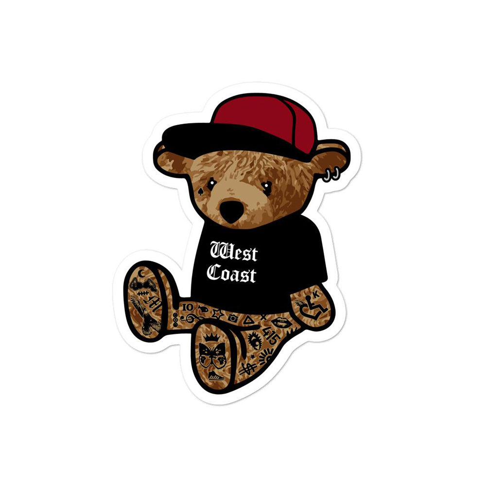 West Coast Bear Sticker